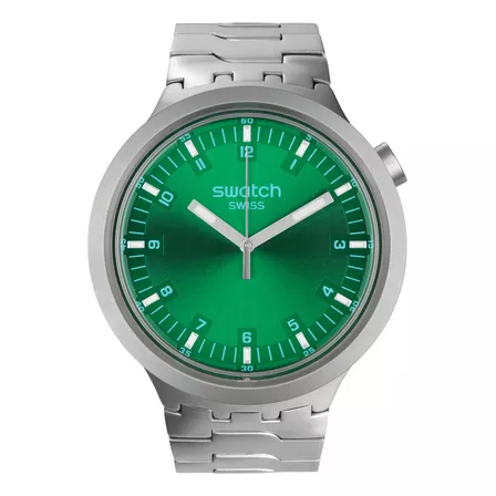 Reloj Swatch Forest Face De Acero Plateado Sb07s101g Ss