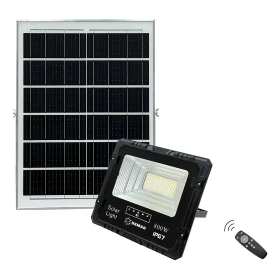 Reflector Solar Osmao LED de 800W para Exterior y con Control Remoto | Cuotas sin interés