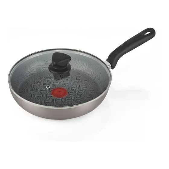 Sartén Antiadherente 26cm Imusa Talent Con Tapa De Vidrio
