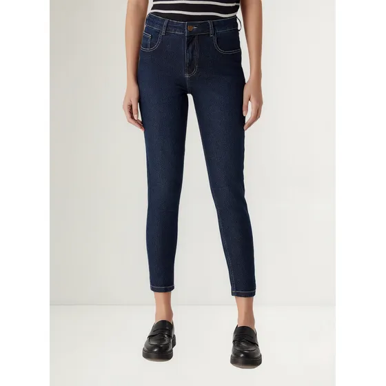 Jean Femenino Modelo Skinny Cintura Media - H9cj
