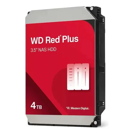 Hd 4tb Sata3 Nas Wd Red Plus, Wd40efzz, Western Digital Preto