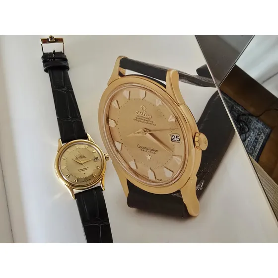 Omega Constellation Calendar De Luxe Ot2954 Cal.504 Ouro 18k