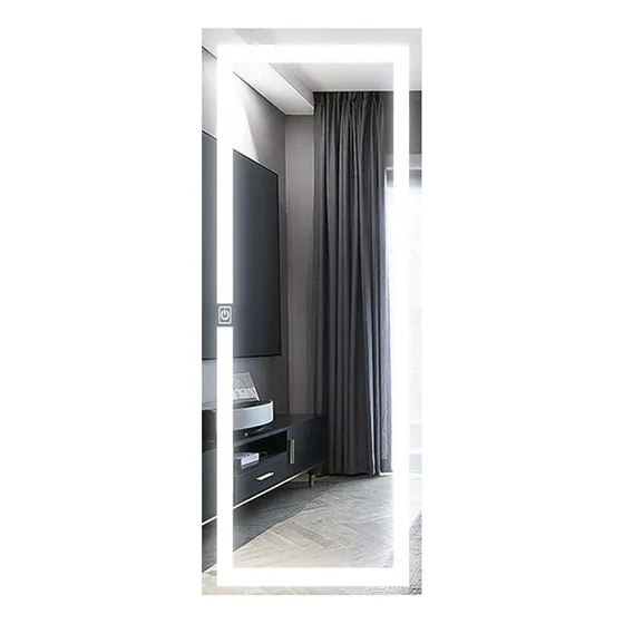 Espejo rectangular de pared Colorlux Full lux con luz fría de 52cm x 1.2m con 1cm de diámetro eléctrico 127V marco led