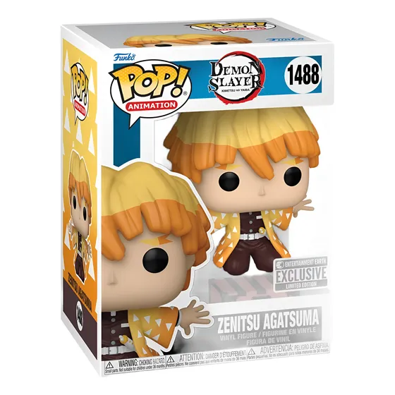 Zenitsu Funko Pop Demon Slayer 1488 Caja Nezuko Exclusivo