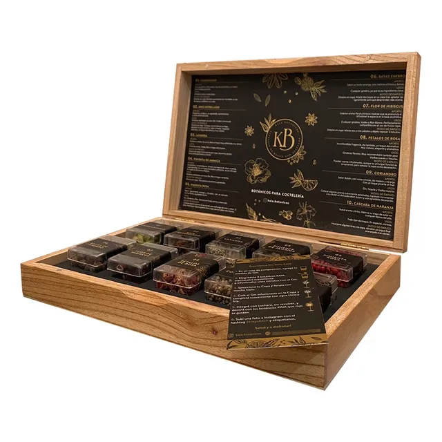 Set Gin Tonic Kaia Botanicos X10 Cocteleria Tragos Premium