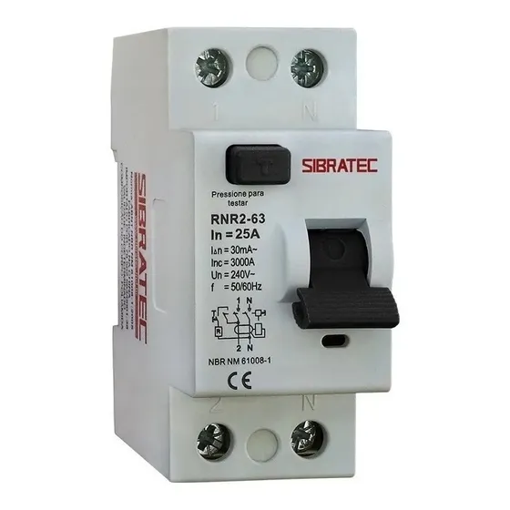 Interruptor Diferencial Residual Idr Dr Bipolar 25a 30ma