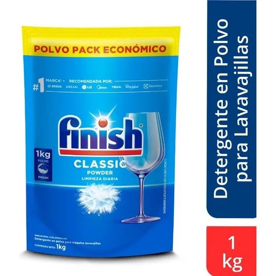 Finish Lavavajilla En Polvo Recarga 1 Kg