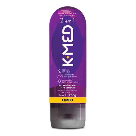 K-med Gel Lubrificante 2 Em 1 Neutro 200gr