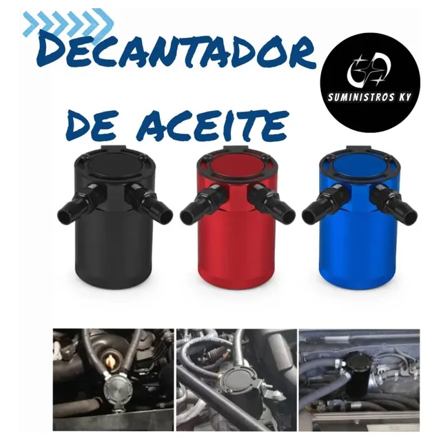 Decantador De Aceite, Trampa De Aceite, Oil Catch Can.