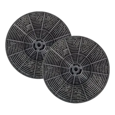 2pcs Filtro Carbón Para Campana Extractora Fdv Twin Xe60 2.0