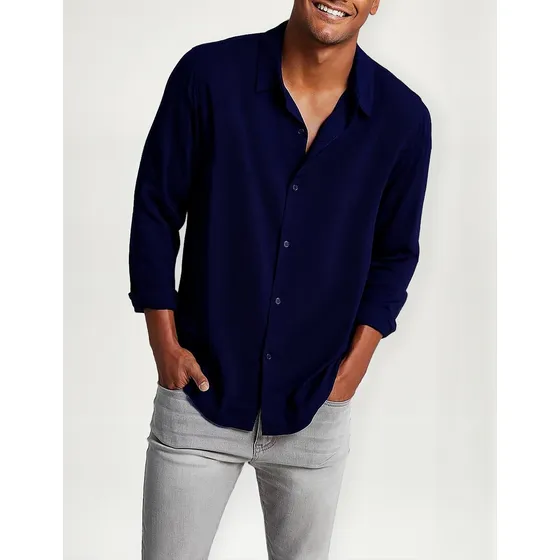 Camisa Manga Larga De Vestir