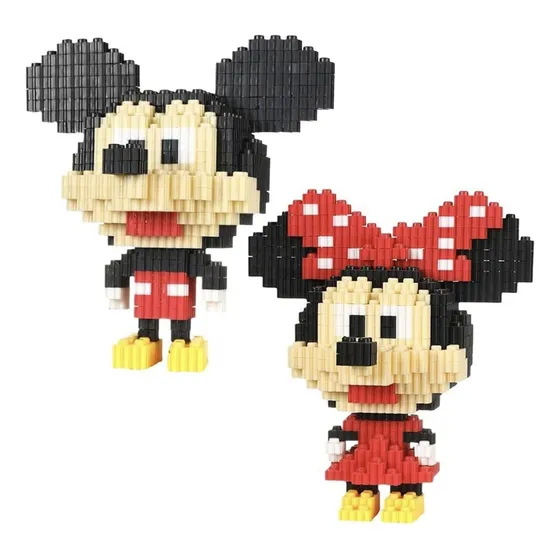 Mini Bloques Minnie O Mickey Figura Armar 3d Juego Coleccion