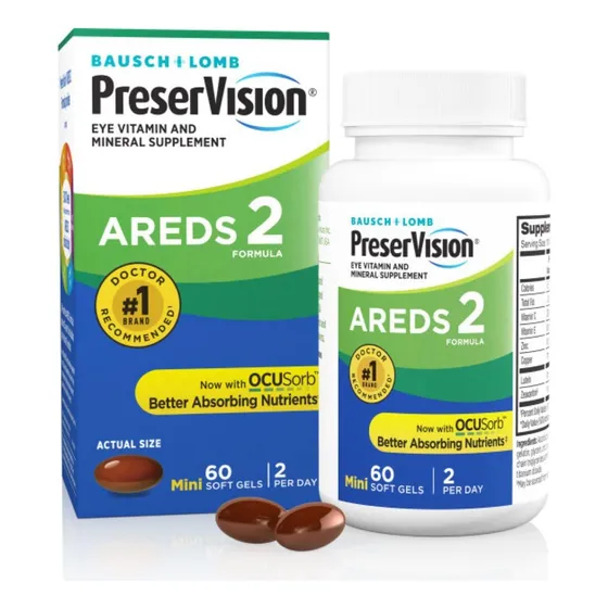 Suplemento Preservision Areds 2 Eye Vitamin 60 Minigeles