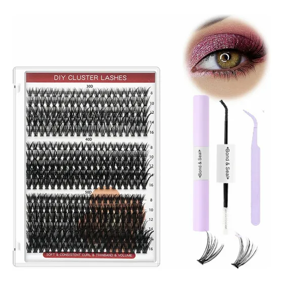Extensiones De Pestañas 30d+40d+50d Mixto Lashes Maquillaje