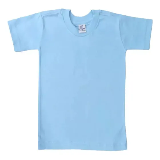 Franela Azul Celeste Ovejita Talla 6 La Docena