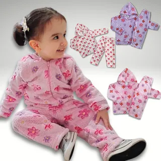 Conjunto Fleece PelĂșcia Infantil Frio Inverno Soft Menina Conjunto Fleece PelĂșcia Infantil Frio Inverno Soft Menina