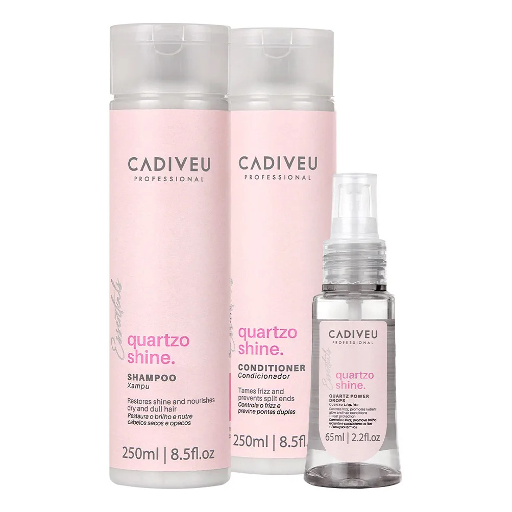 Cadiveu Professional Kit Quartzo Shine (3 Produtos) Cadiveu Professional Kit Quartzo Shine (3 Produtos)