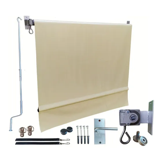 Toldo Retrátil Cortina 1,90 X 2,25 Para Porta Janela Varanda