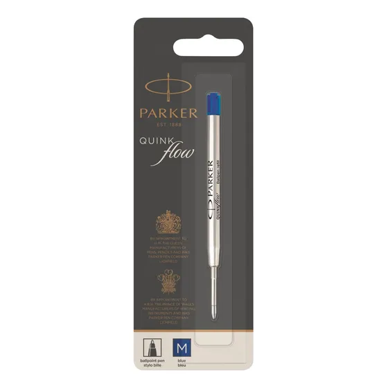 Parker Quinkflow Recambio Tinta Para Lapicero Punta Mediana