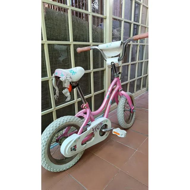 Bicicleta Infantil Usada Color Rosado, Marca Trek