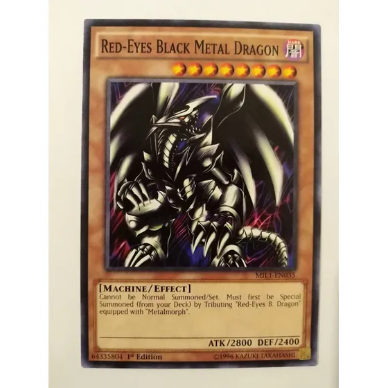 Red-eyes Black Metal Dragon - Common        Mil1  Ojos Rojos