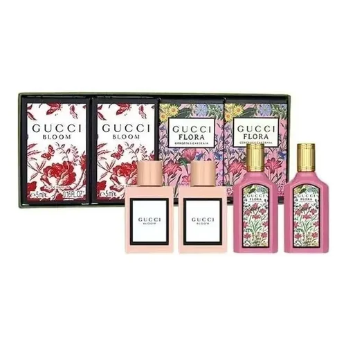 Perfume Set Gucci Flora For Women Mini Splashes 4 X 5ml | MercadoLivre