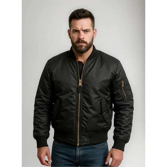 Campera Aviadora Estilo Alpha Industries Ma01 Premium Abriga