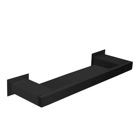 Porta Shampoo Inox Preto Fosco - Kromus Rt0311-40b