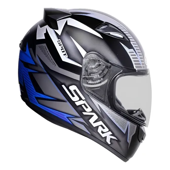 Capacete Masculino Ebf Spark Spot Fechado — foto 2