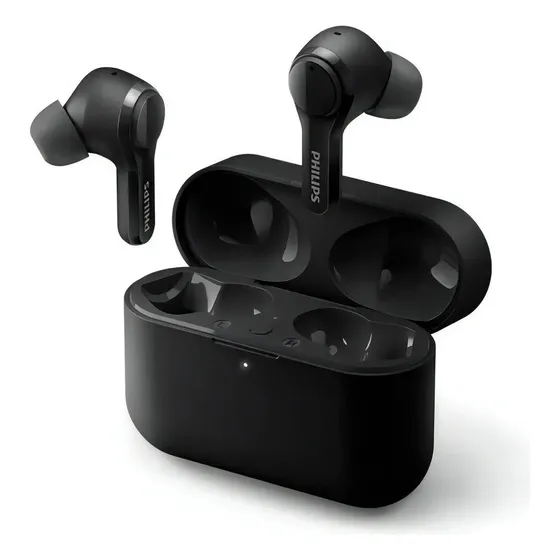 Audífonos Tat3217bk/00 inalámbricos 3000 Bluetooth Ipx5 Negro Philips