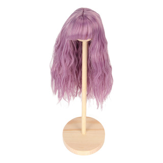 Peluca De Muñeca Violeta De Pelo Largo Artificial De Seda De Peluca De Muñeca Violeta De Pelo Largo Artificial De Seda De