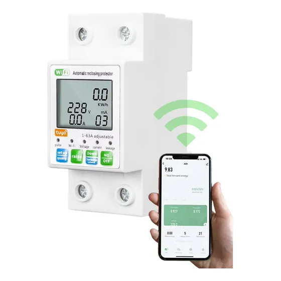 Protector Tension 220v 63a Smart Wifi Medidor Retroiluminado