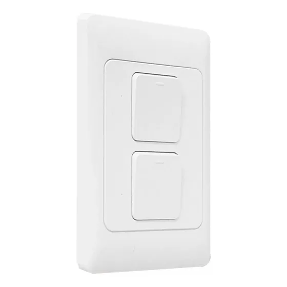 Apagador Inteligente De Pared Wifi 2btn A20 Duosmart