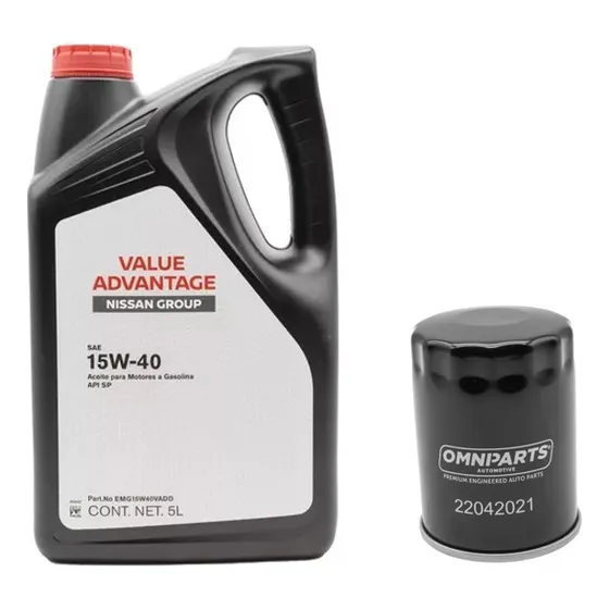Filtro De Aceite Omniparts+5litros 15w40 P/ Mirage 2015-2019
