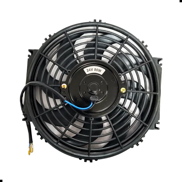 Electroventilador Universal Curvo 10 Pulgadas 24 Voltios
