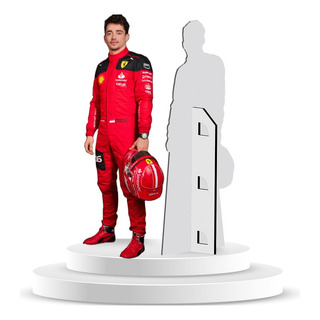 Figura De Charles Leclerc F1 A Tamaño Real De Coroplast Figura De Charles Leclerc F1 A Tamaño Real De Coroplast