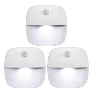 Luz Noturna Com Sensor De Movimento Led Sem Fio (branco - Pa Luz Noturna Com Sensor De Movimento Led Sem Fio (branco - Pa