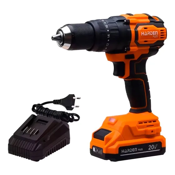 Taladro Atornillador Percutor 20v 13mm S/carbones 1bat 2amp