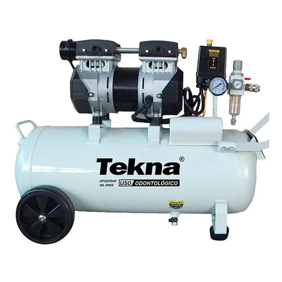 Compressor de ar elétrico Tekna CPSD7040 35L 1.8hp 220V