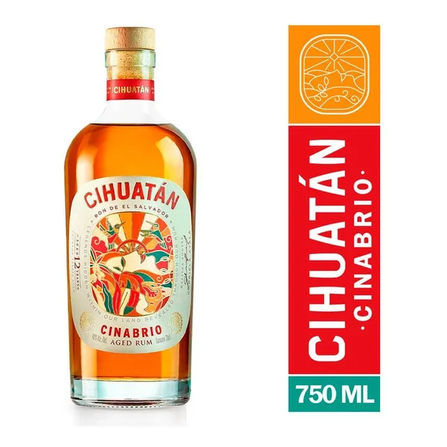 Ron Cihuatán Cinabrio Botella 750 Ml