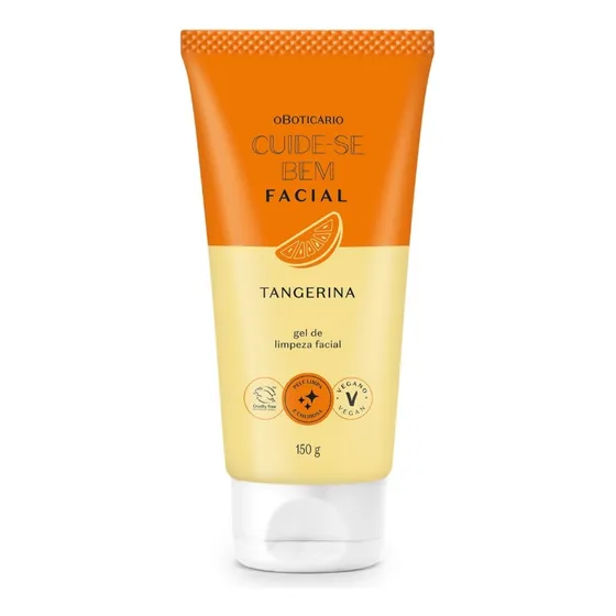 O Boticário Cuide Se Bem Feira Gel Limpeza Facial Tangerina