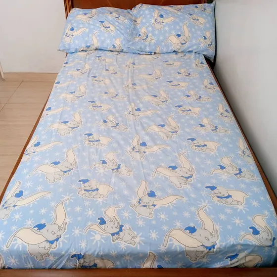 Sabana Esquinera Infantil Para Niños Motivo De Dumbo