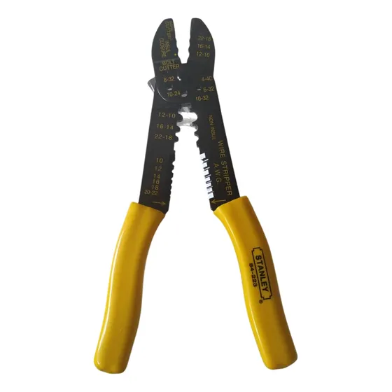 Pelacables Stanley 84-223 9.5  Negro Y Amarillo