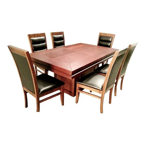 Antecomedor Ascoli Tabaco Këssa Muebles Diseño de la tela de las sillas Liso