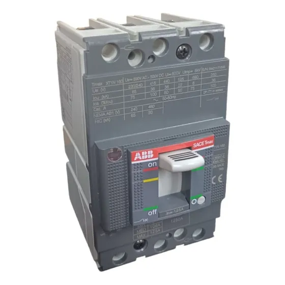 Interruptor Termomagnètico Abb 125amp 600v 1sda067417r1