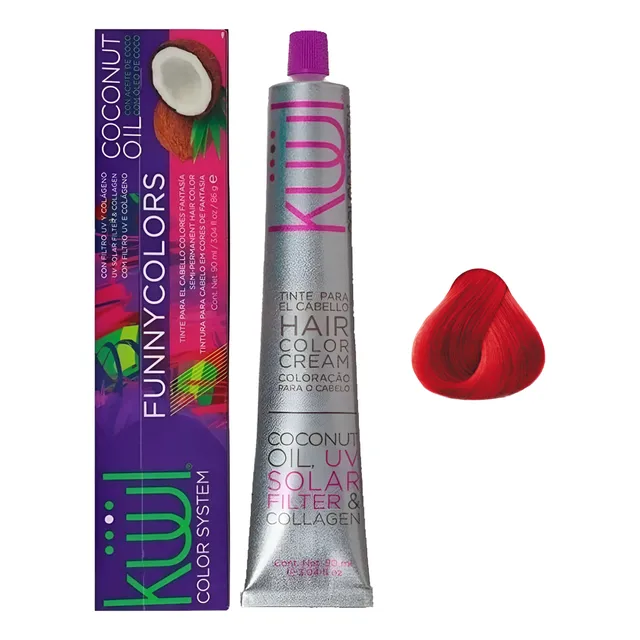Kuul Tinte Fantasia Color Rojo Funny Colors 90gr