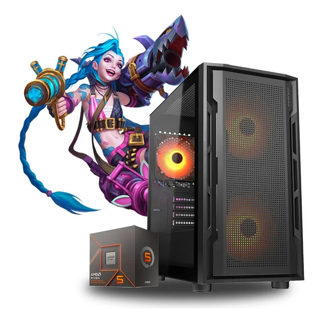 Pc Gamer Amd Ryzen 5 5500 / Rtx 3050 / 32gb Ram 3200/ 1tb