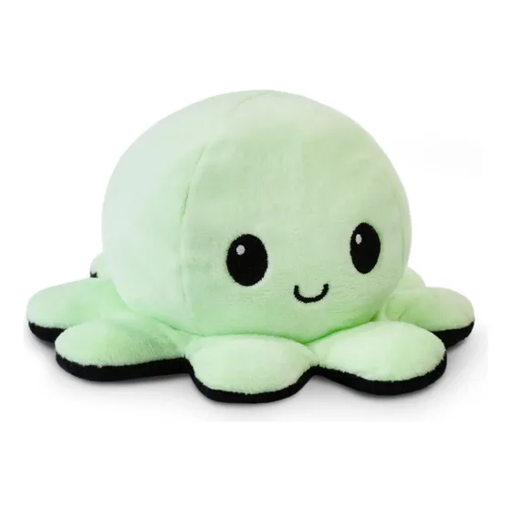 Plushie Teeturtle, El Pulpo Reversible Original Que Brilla E