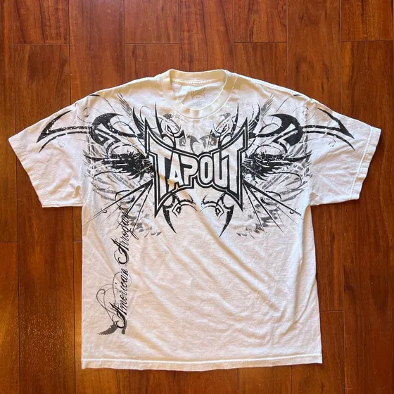 Polera Retro Y2k Street Harajuku De Estilo Grafiti Dibujada 