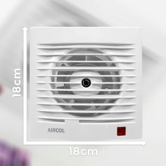 Extractor 120mm De Aire Cocina Bano Aircol 2021 Barril